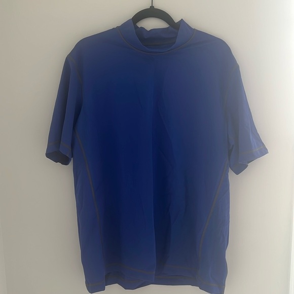 Lands' End Men's Blue Rash Guard